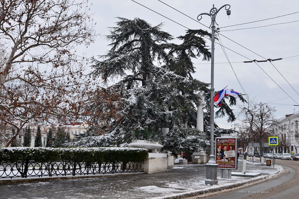 23 февраля. Севастополь под снегом