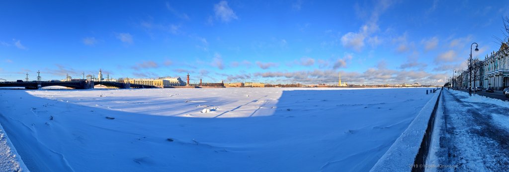 Панорамы зимнего Петербурга. Боооольшие!